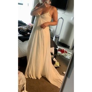Vintage Carolina Herrera White Gown